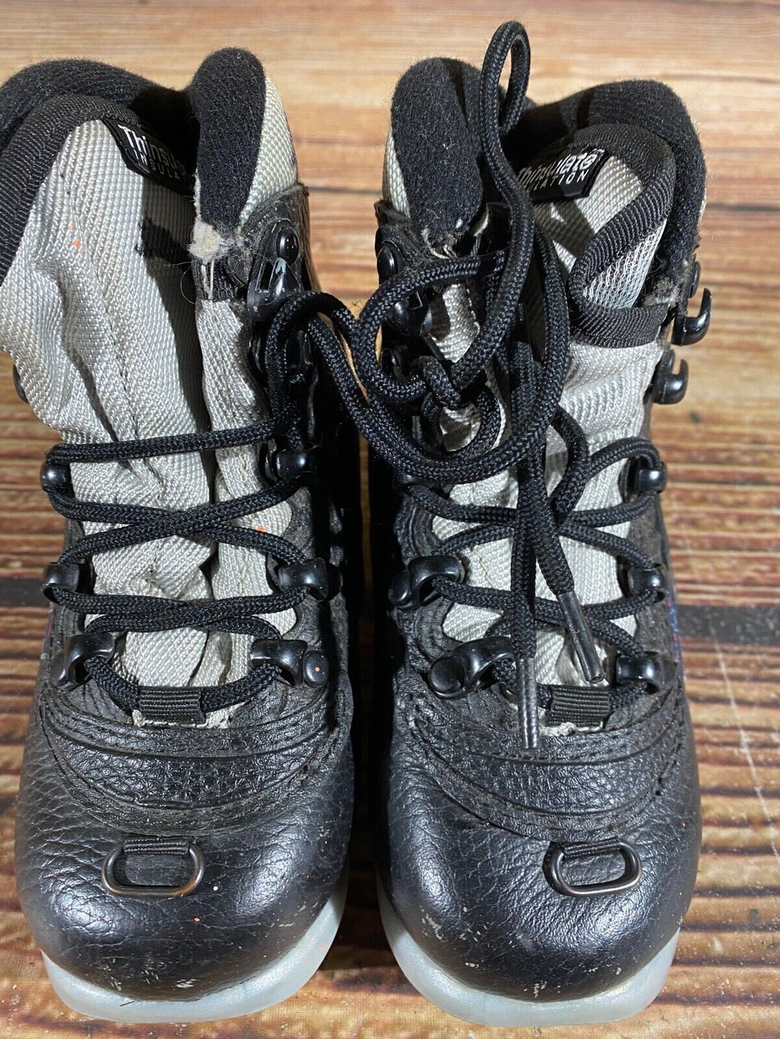 Alpina 125 Nordic Cross Country Ski Boots Kids Size EU26 US9 for NNN A-593
