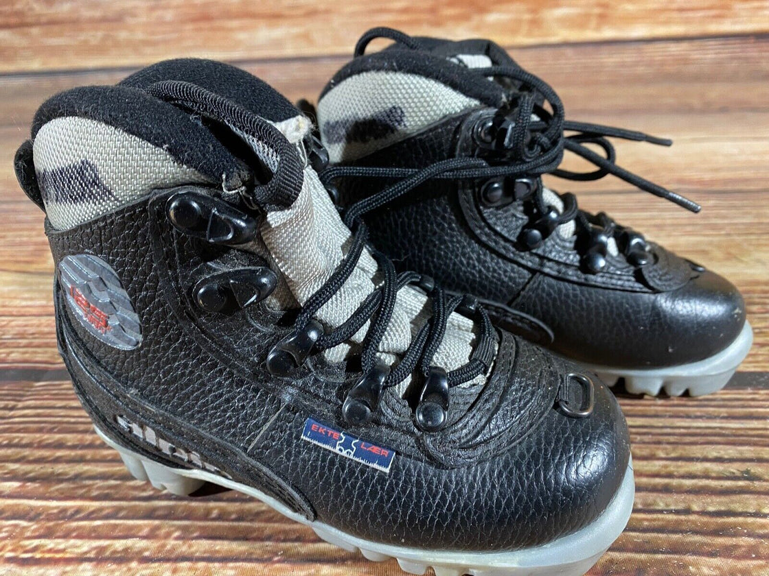 Alpina 125 Nordic Cross Country Ski Boots Kids Size EU26 US9 for NNN A-593