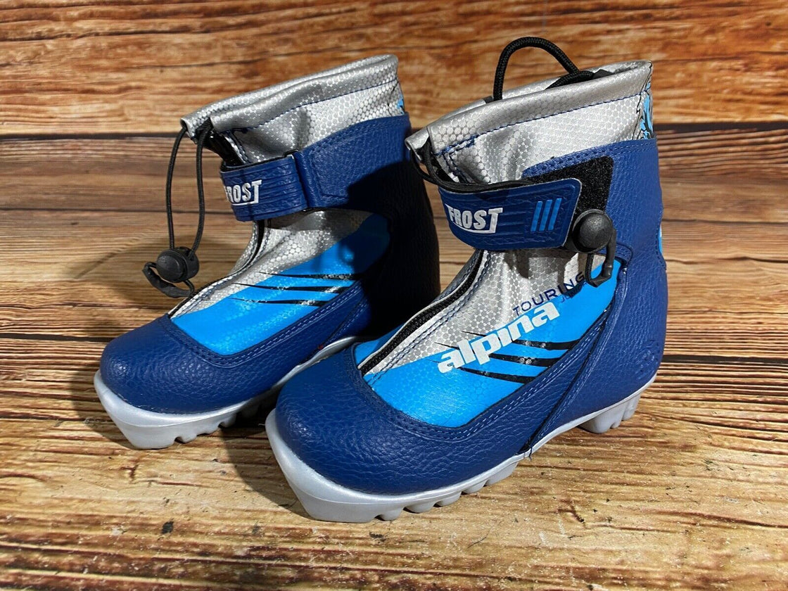 Alpina Frost Kids Nordic Cross Country Ski Boots Size EU29 US11 for NNN A-546