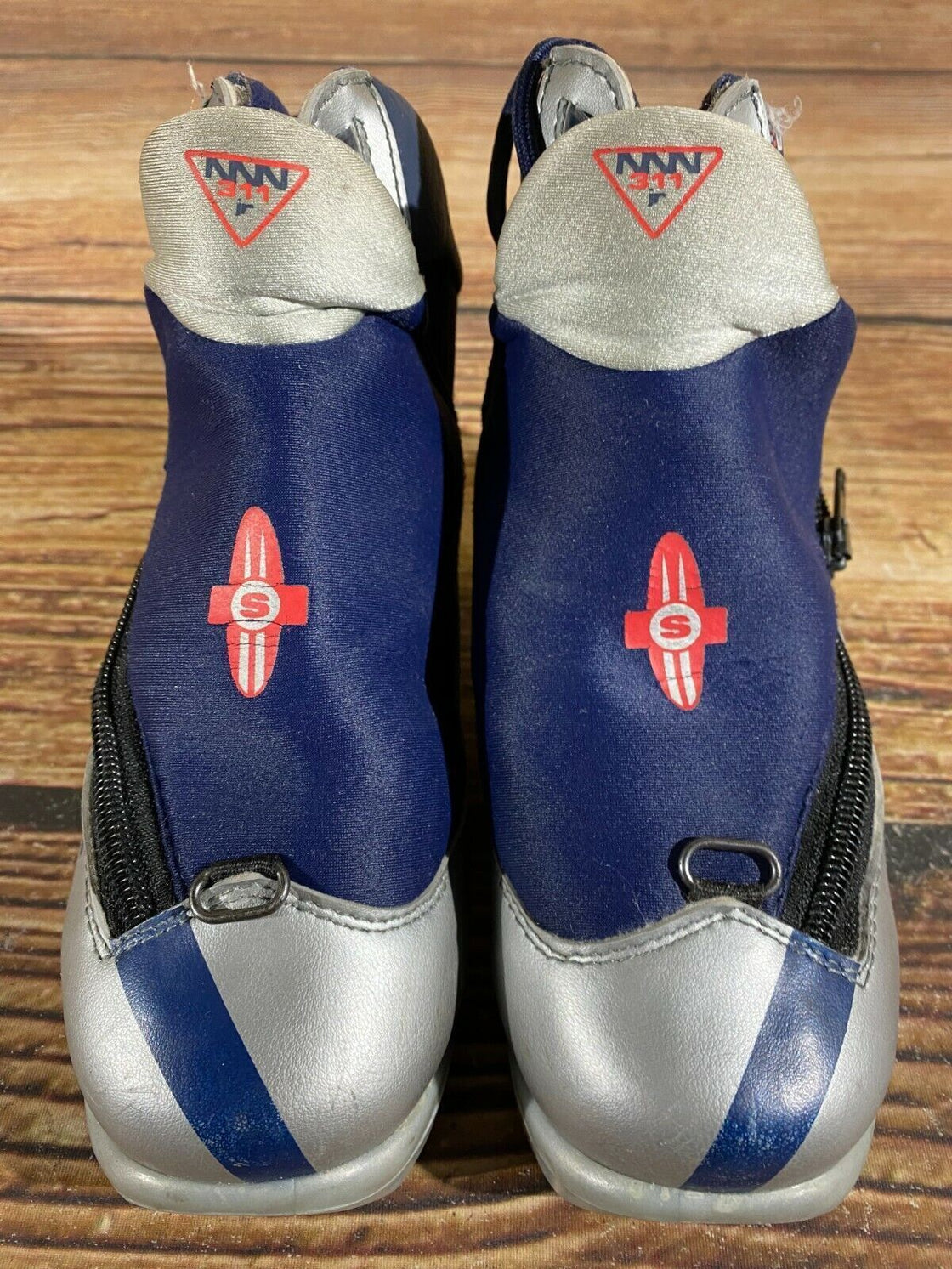 Alpina 311 Kids Nordic Cross Country Ski Boots Size EU32 US1.5 for NNN A-476