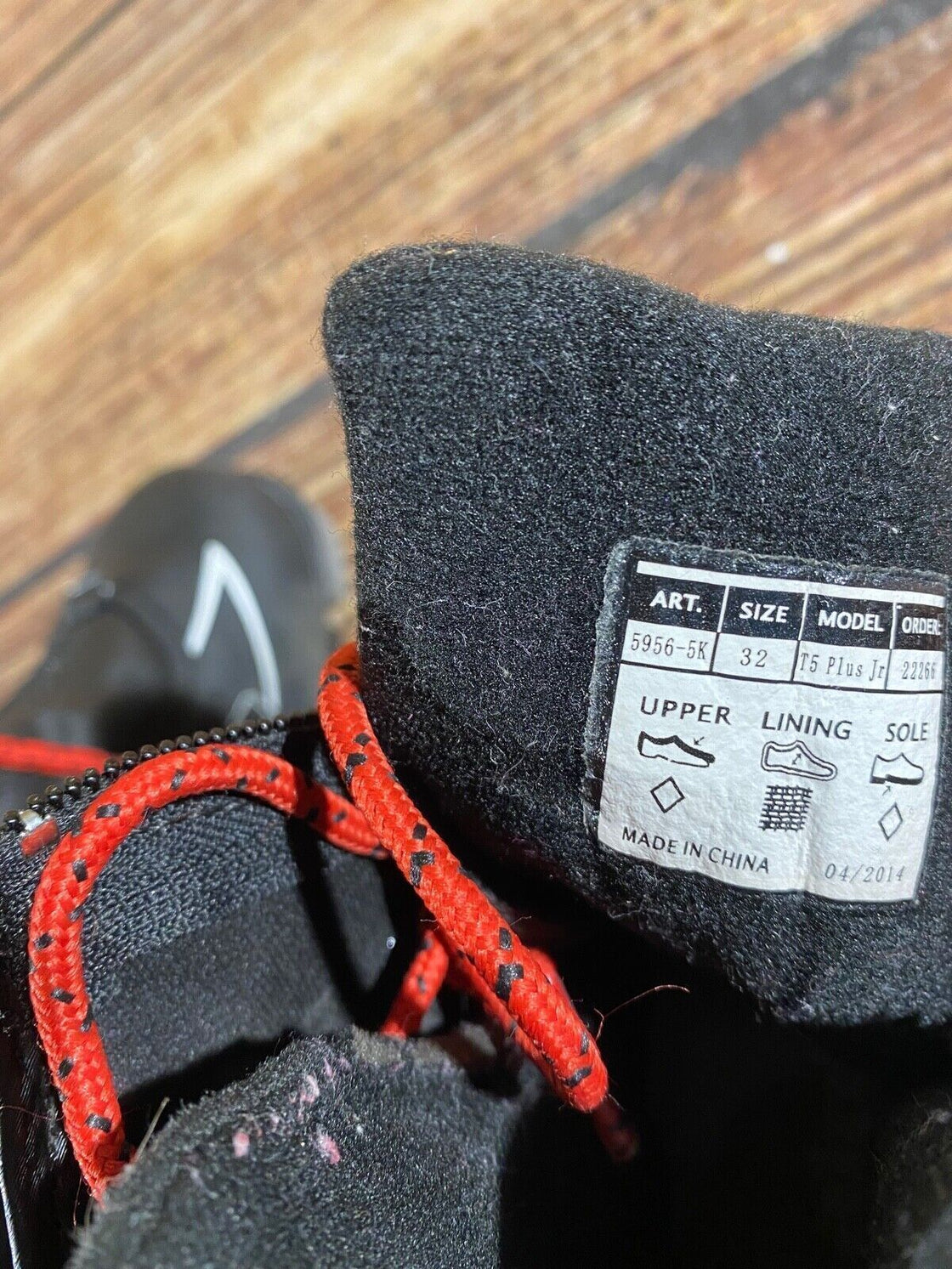 Alpina T5 Kids Nordic Cross Country Ski Boots Size EU32 US1.5 NNN A-742