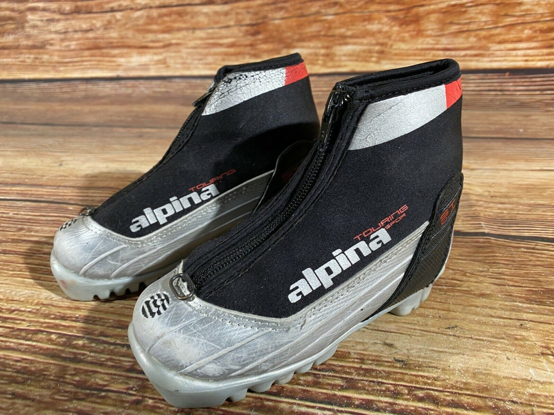 Alpina ST10jr Nordic Cross Country Ski Boots Kids Size EU29 US11 for NNN A-466