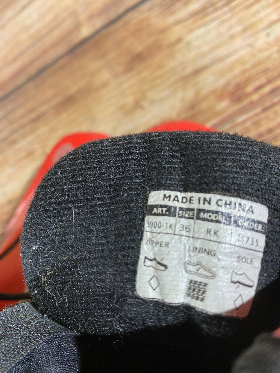 Alpina RK Kids Nordic Cross Country Ski Boots Size EU36 US4.5 for NNN A-155