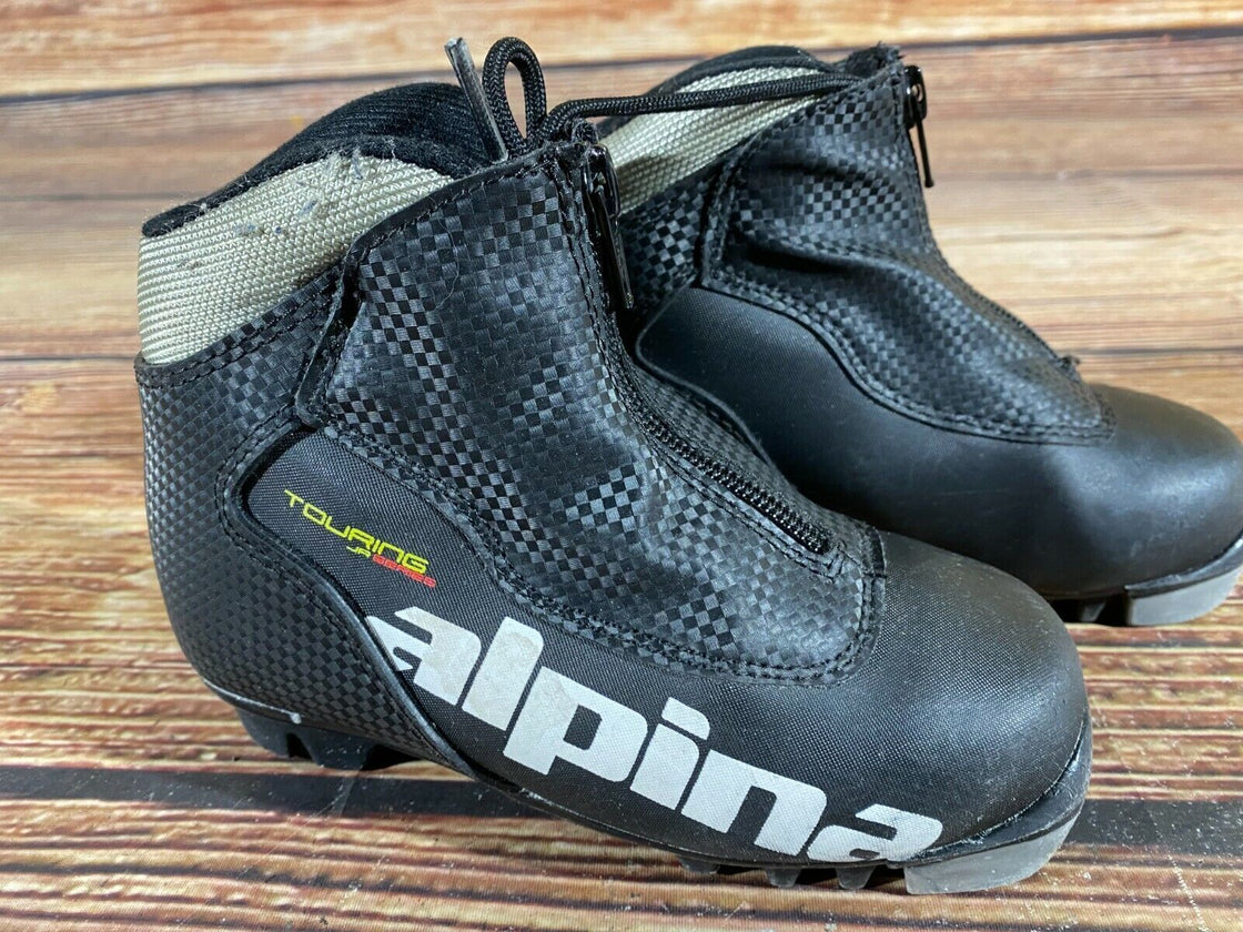 Alpina Touring Kids Nordic Cross Country Ski Boots Size EU29 US11 for NNN A-252