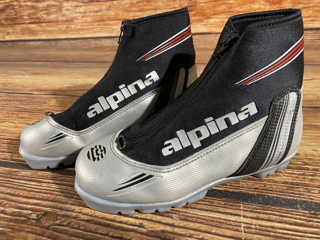 Alpina ST10jr Nordic Cross Country Ski Boots Kids Size EU36 US4.5 for NNN A-599