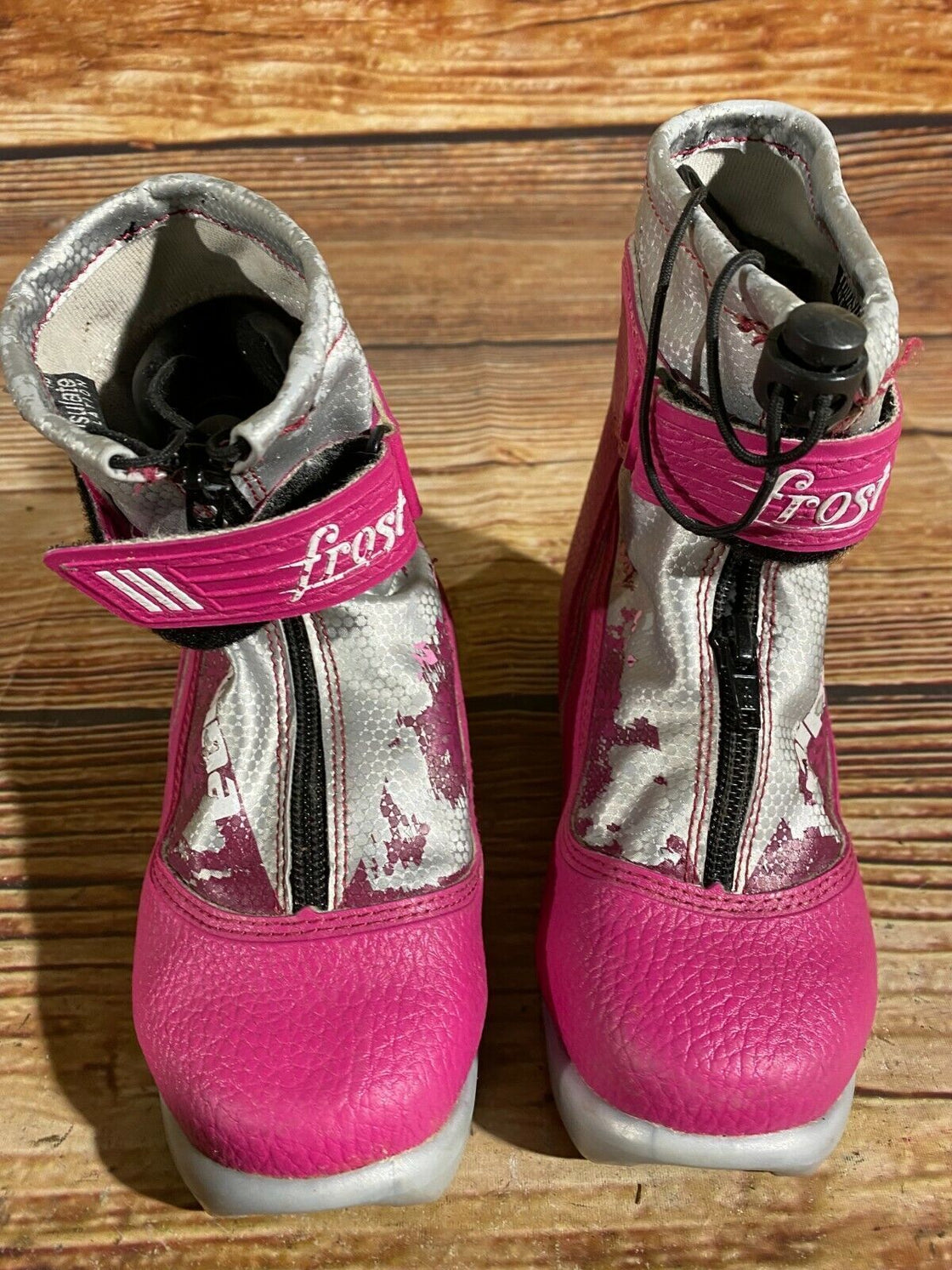 Alpina Frost Kids Nordic Cross Country Ski Boots Size EU31 US12.5 for NNN A-8