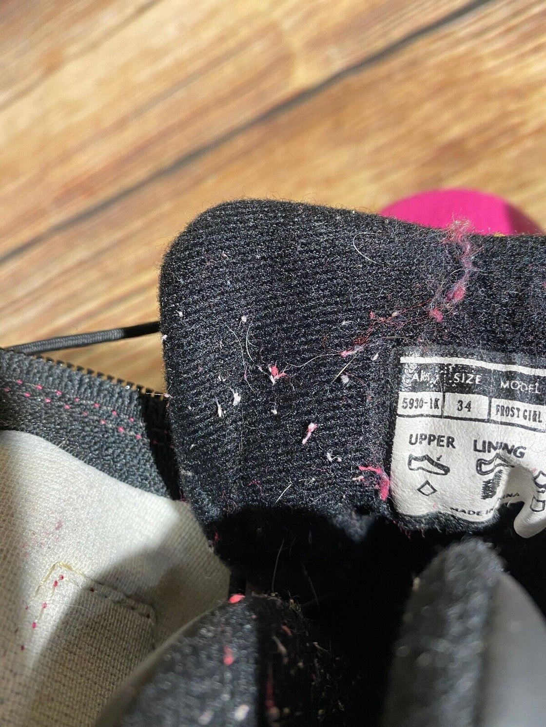 Alpina Frost Kids Nordic Cross Country Ski Boots Size EU34 US3 for NNN A-547