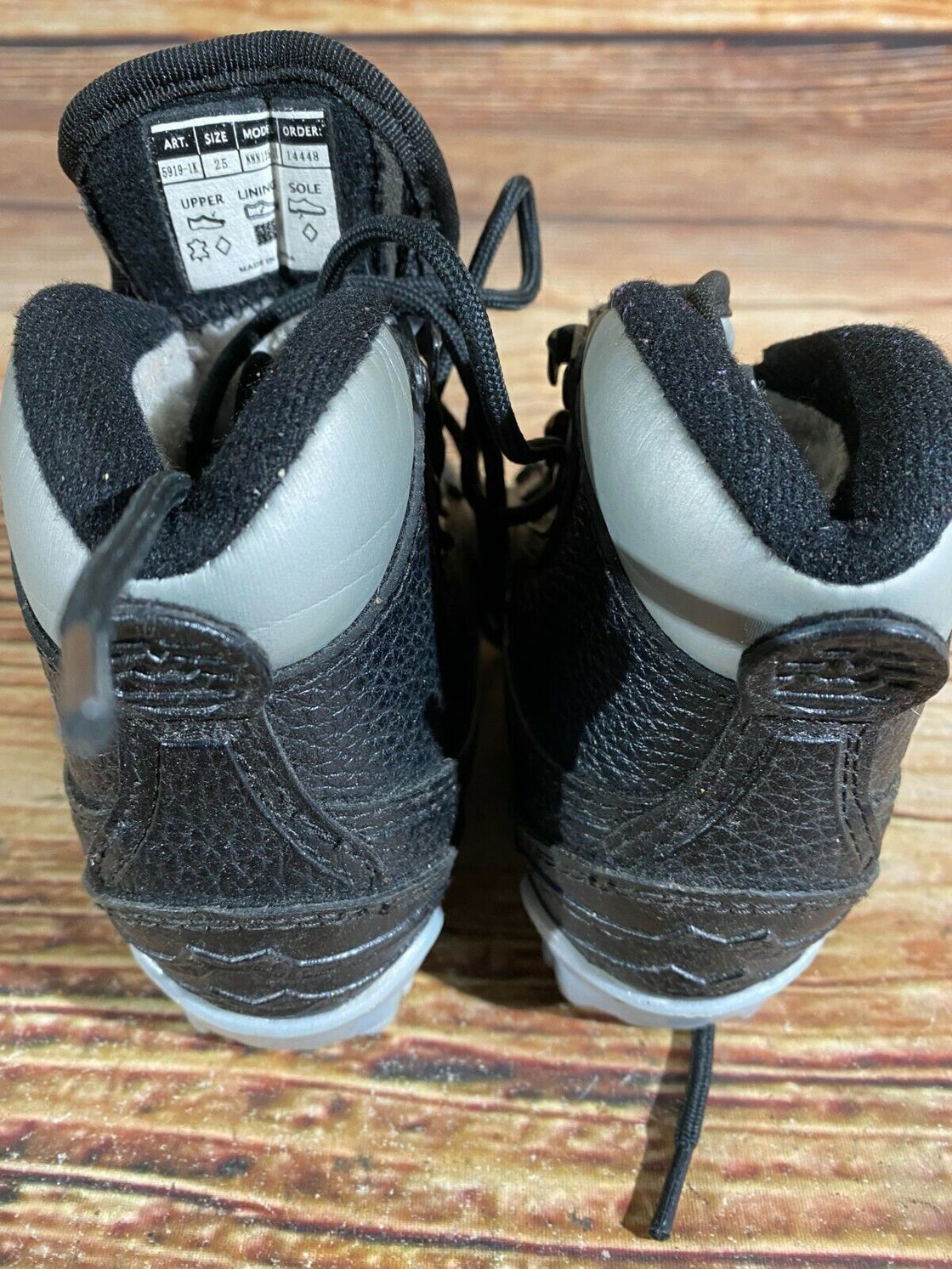 Alpina 125 Kids Nordic Cross Country Ski Boots Size EU25 US8.5 for NNN A-54