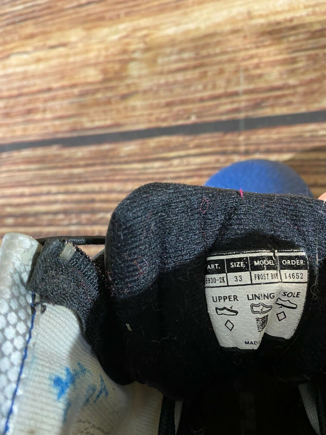 Alpina Frost Kids Nordic Cross Country Ski Boots Size EU33 US2 for NNN A-298