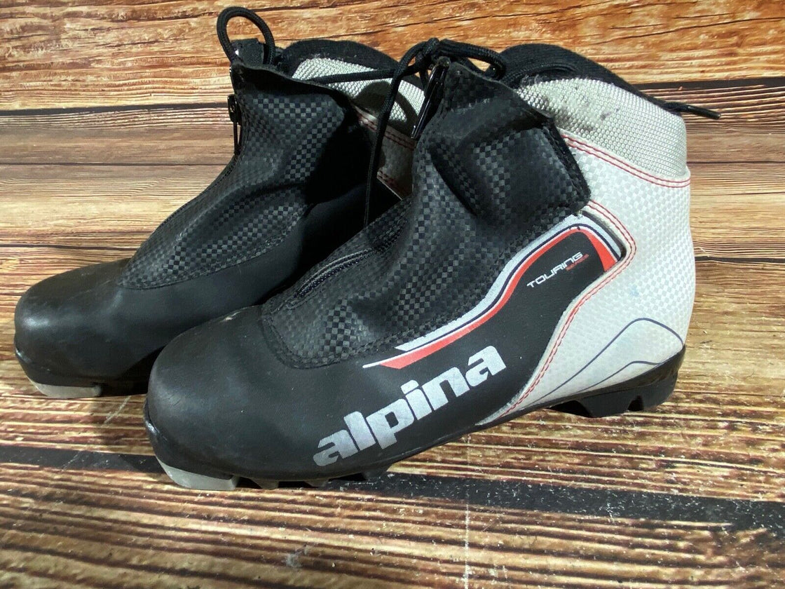 Alpina Touring Nordic Cross Country Ski Boots Kids Size EU36 US4.5 for NNN A-570