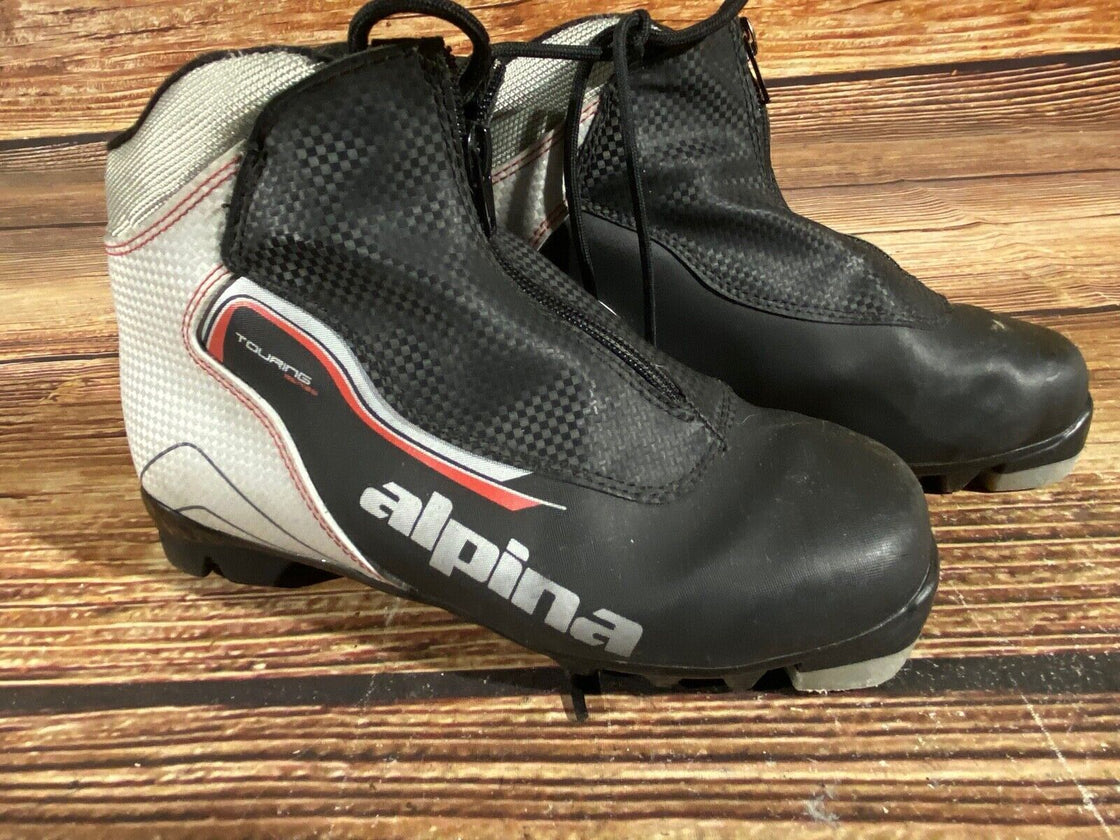 Alpina Touring Nordic Cross Country Ski Boots Kids Size EU36 US4.5 for NNN A-570