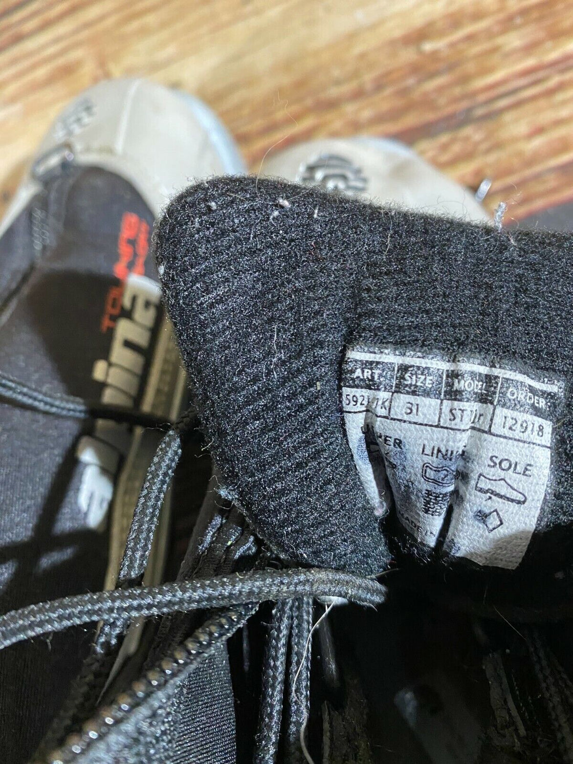 Alpina ST10j Kids Nordic Cross Country Ski Boots Size EU31 US12.5 for NNN A-372