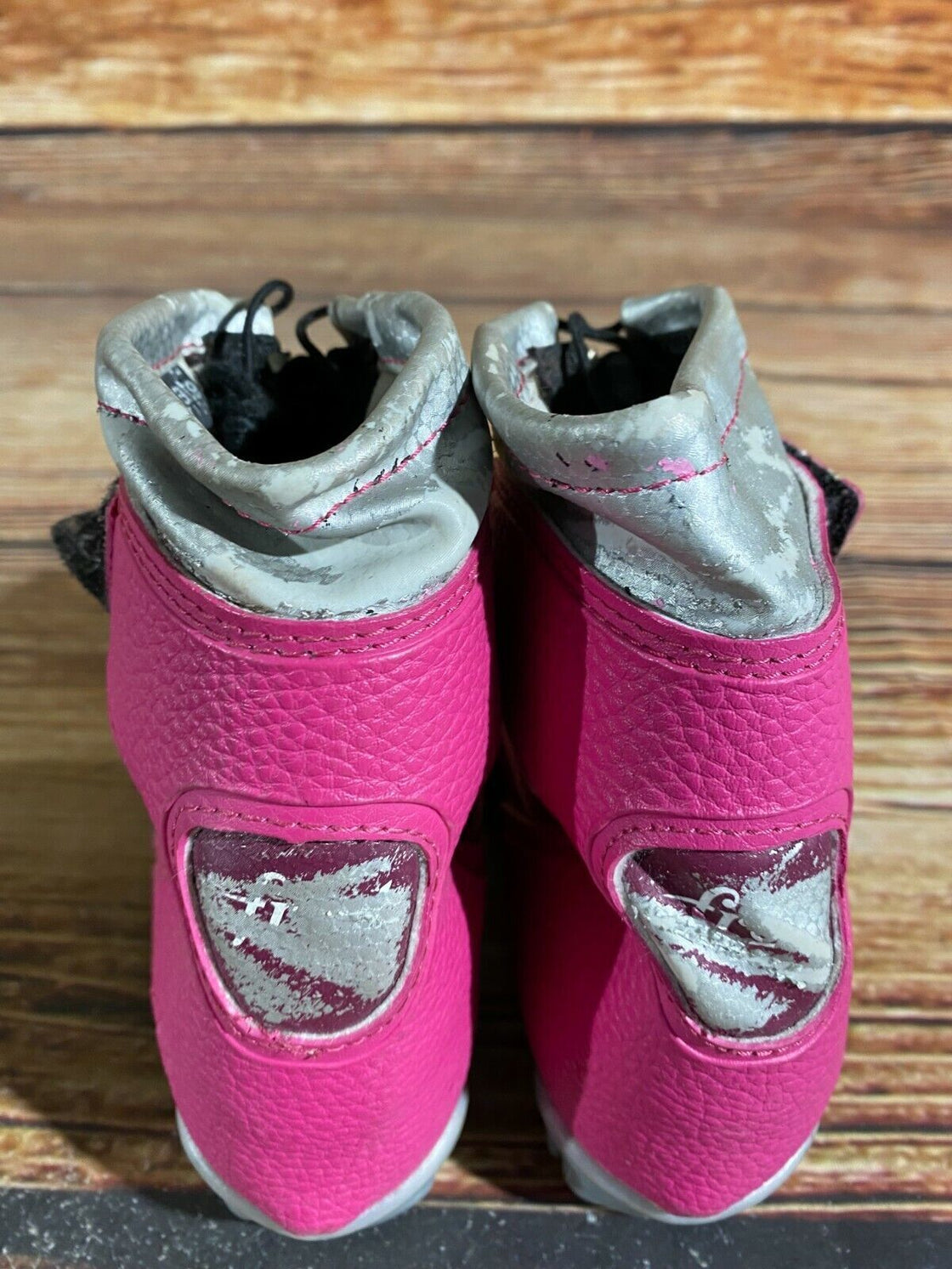 Alpina Frost Kids Nordic Cross Country Ski Boots Size EU28 US10.5 NNN A-498