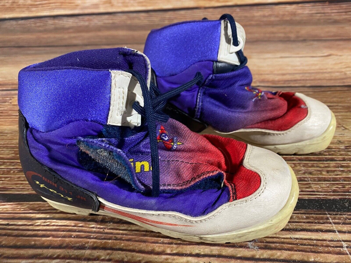 Alpina 311 Kids Nordic Cross Country Ski Boots Size EU27 US9.5 NNN A-520