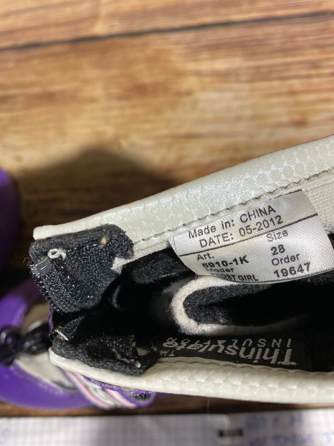 Alpina Frost Kids Nordic Cross Country Ski Boots Size EU28 US10.5 NNN A-639