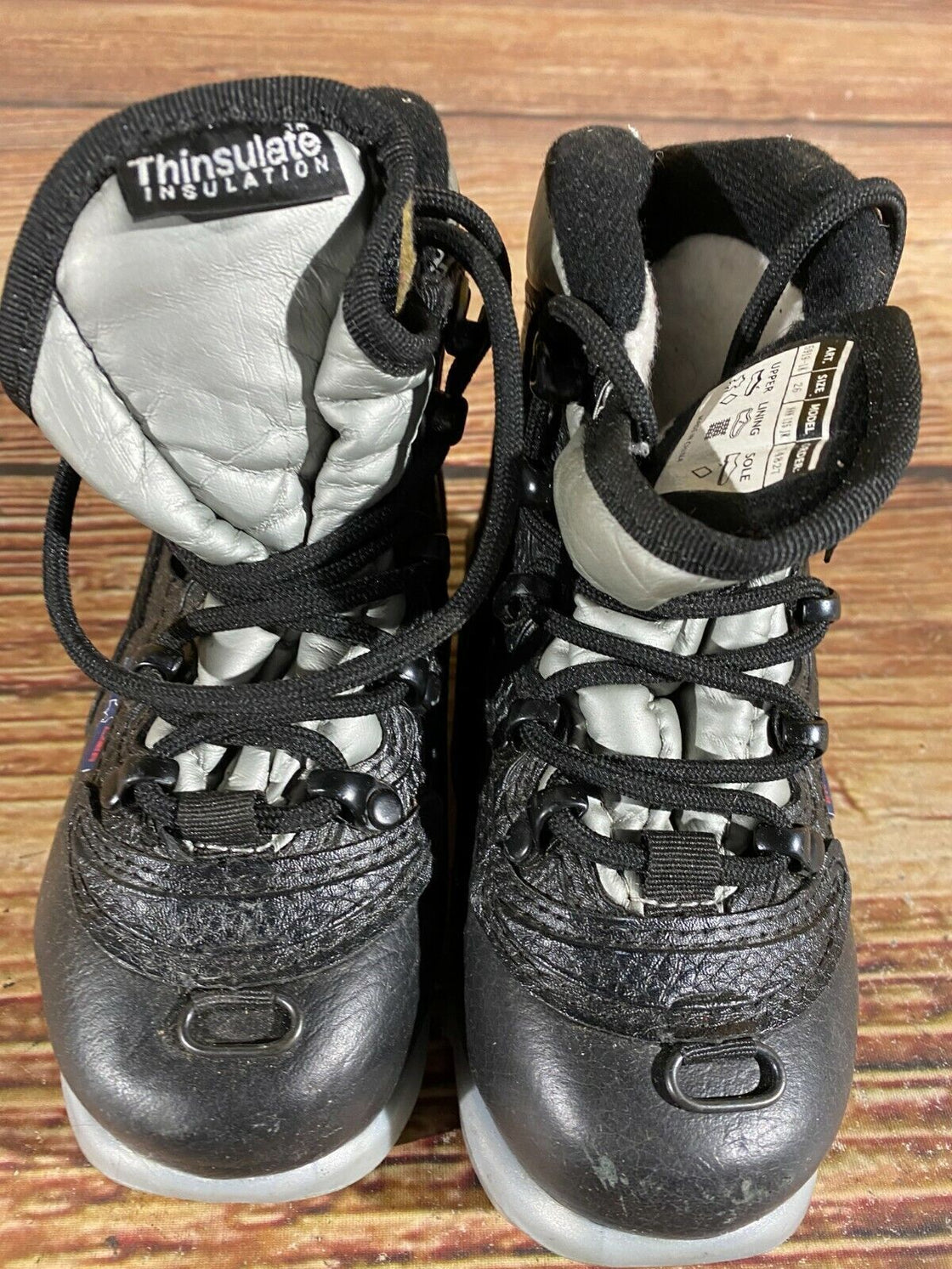 Alpina 125 Kids Nordic Cross Country Ski Boots Size EU26 US9 NNN A-514