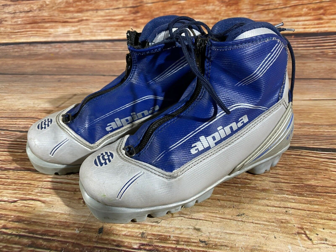 Alpina ST20jr Kids Nordic Cross Country Ski Boots Size EU33 US2 for NNN A-307