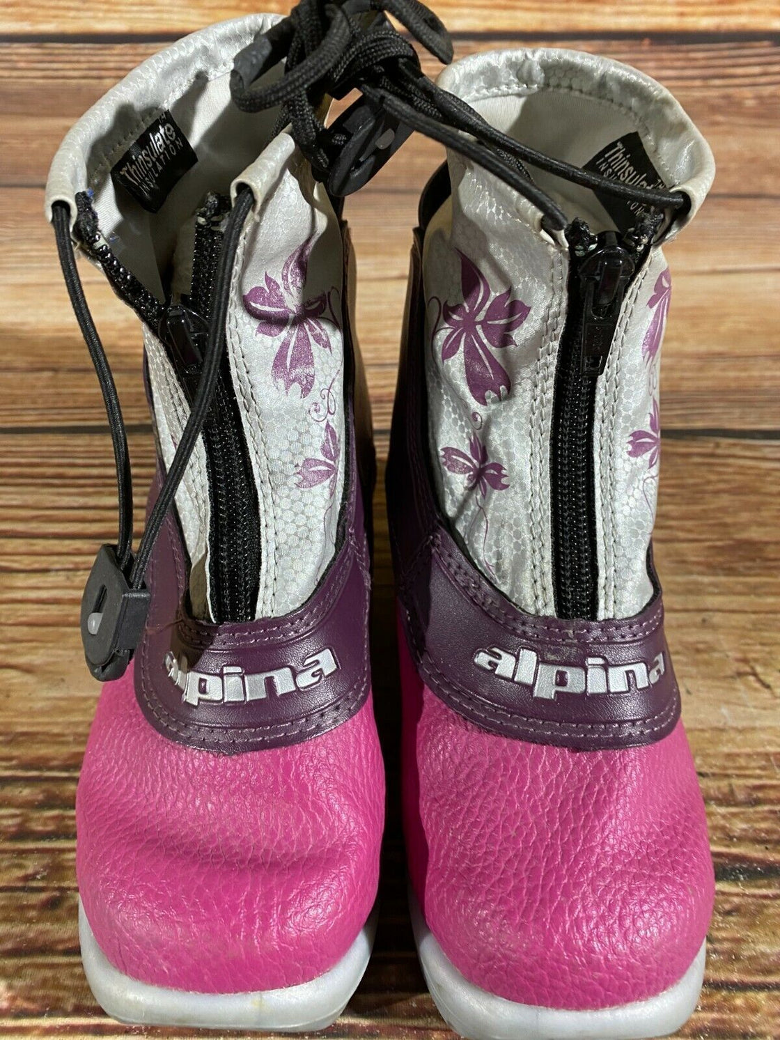 Alpina Frost Kids Nordic Cross Country Ski Boots Size EU29 US11 for NNN A-65