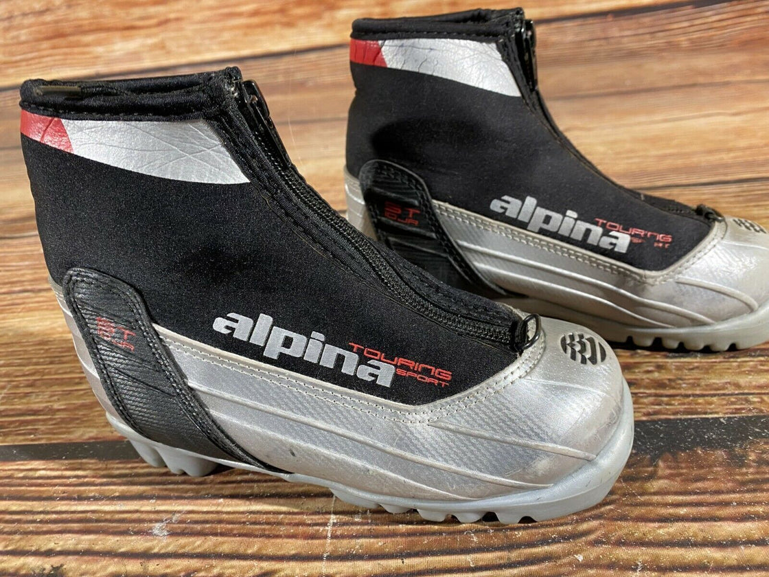 Alpina ST10jr Kids Nordic Cross Country Ski Boots Size EU29 US11 NNN A-504
