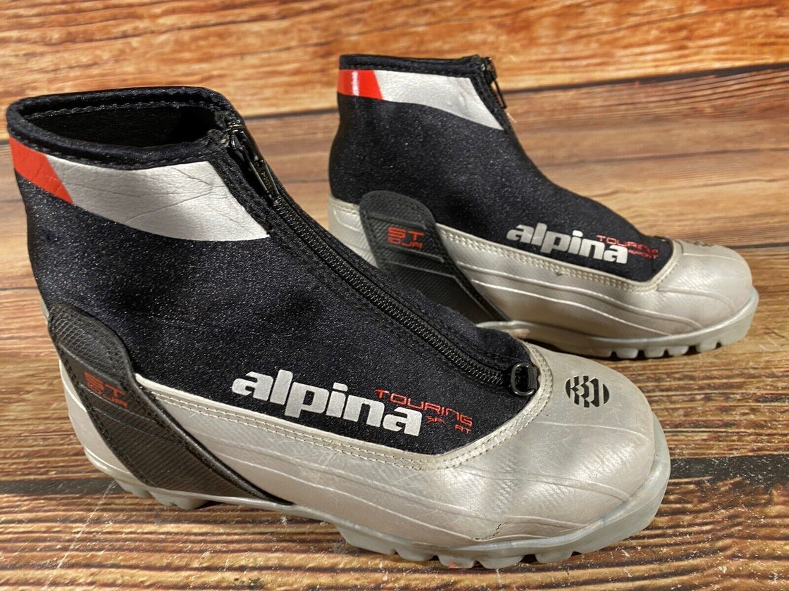 Alpina ST10jr Kids Nordic Cross Country Ski Boots Size EU36 US4.5 NNN A-996