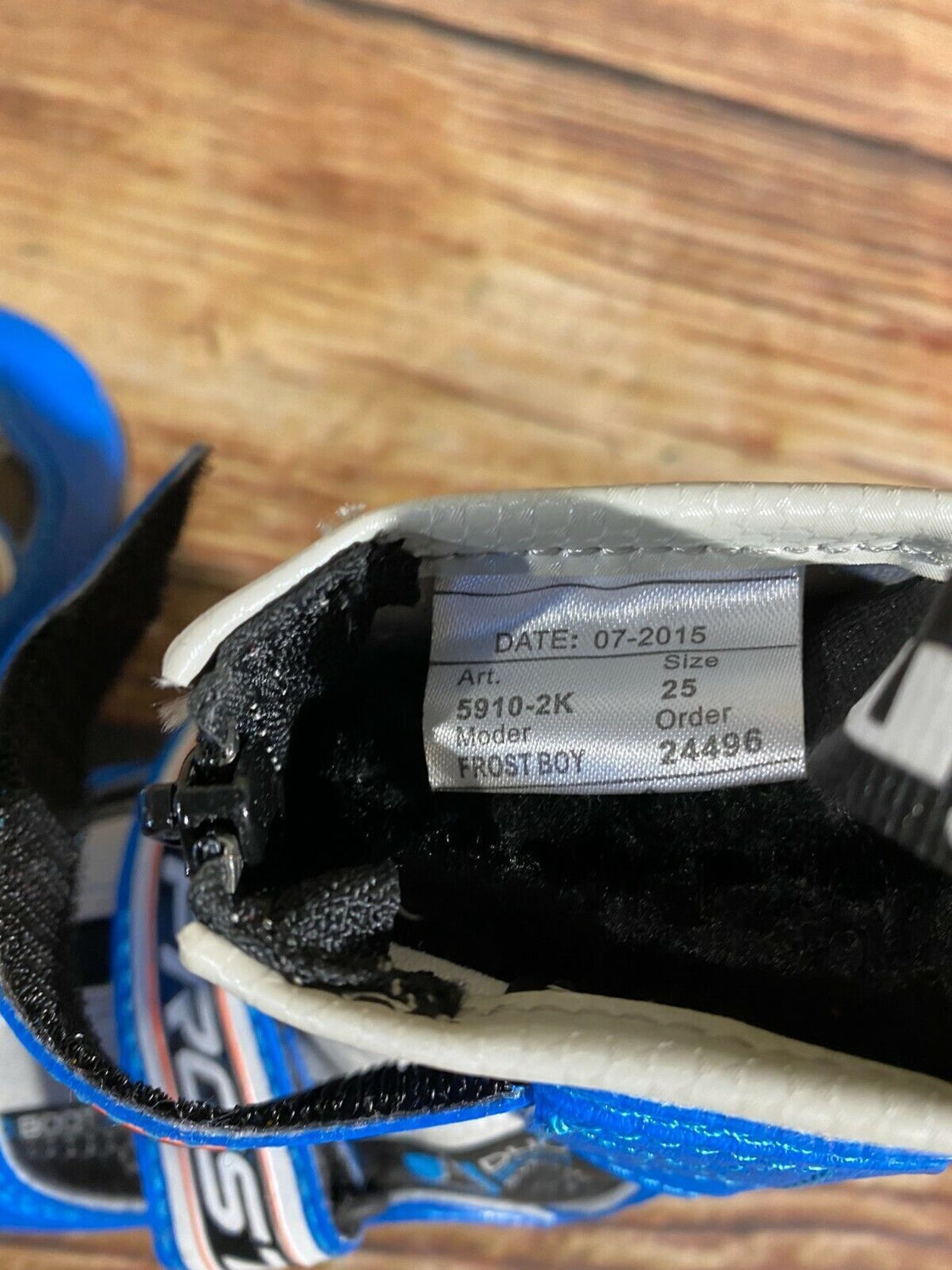 Alpina Frost Kids Nordic Cross Country Ski Boots Size EU25 US8.5 for NNN A-112