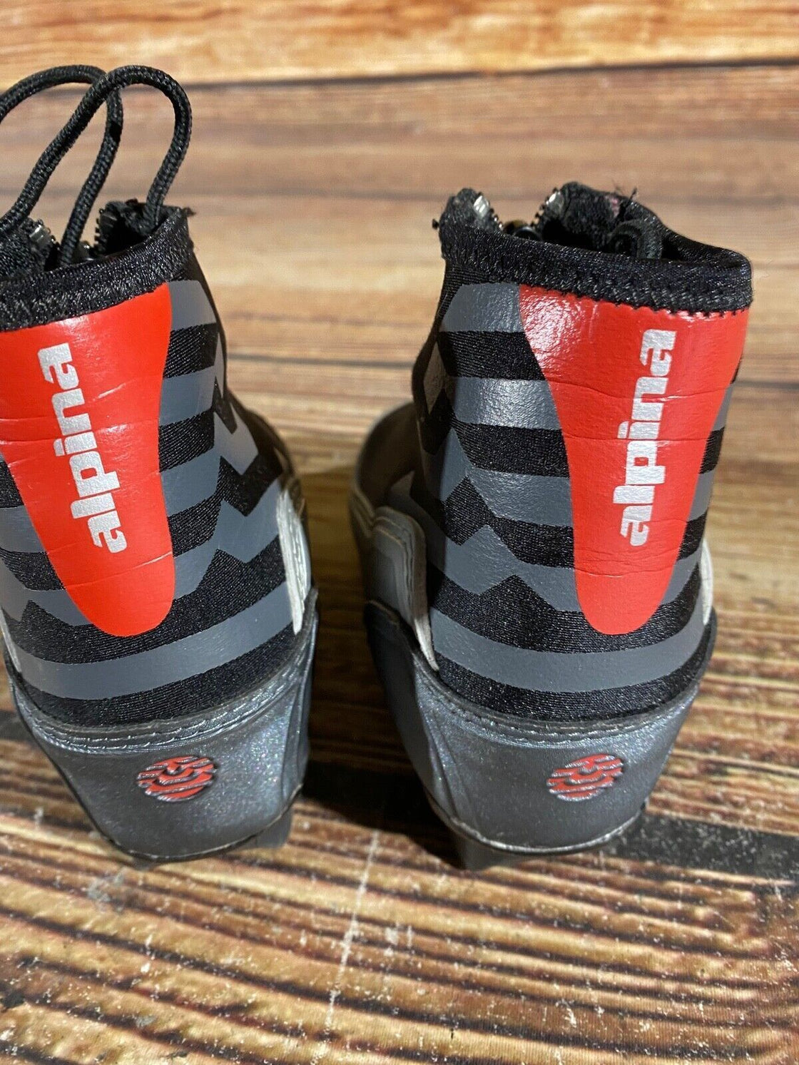 Alpina T10jr Kids Nordic Cross Country Ski Boots Size EU26 US9 NNN A-1003
