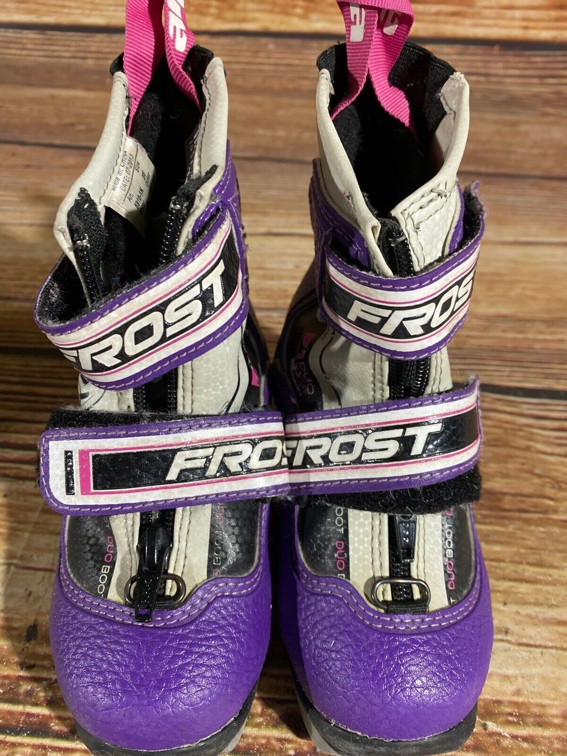 Alpina Frost Kids Nordic Cross Country Ski Boots Size EU25 US8.5 NNN A-515