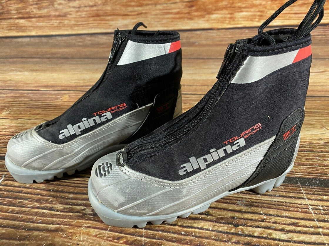 Alpina ST10jr Kids Nordic Cross Country Ski Boots Size EU29 US11 NNN A-972