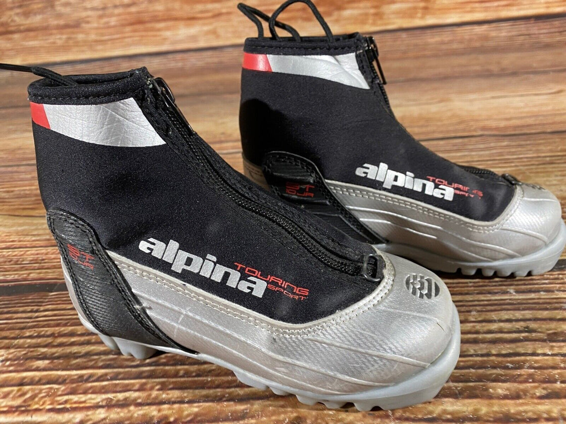 Alpina ST10jr Kids Nordic Cross Country Ski Boots Size EU29 US11 NNN A-972