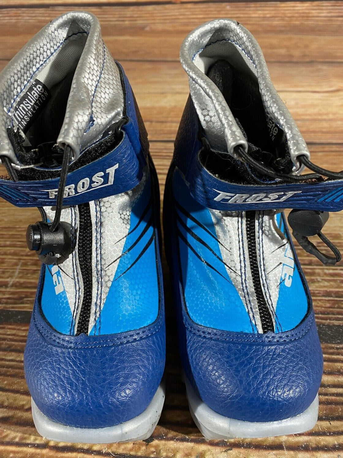 Alpina Frost Kids Nordic Cross Country Ski Boots Size EU26 US9 NNN A-815