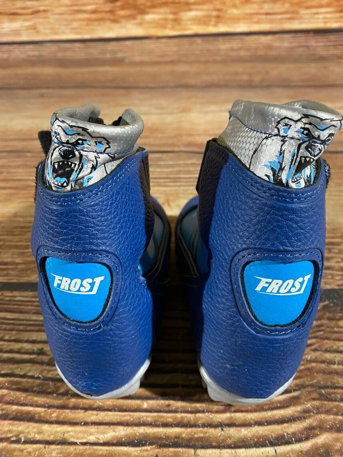 Alpina Frost Kids Nordic Cross Country Ski Boots Size EU26 US9 NNN A-815