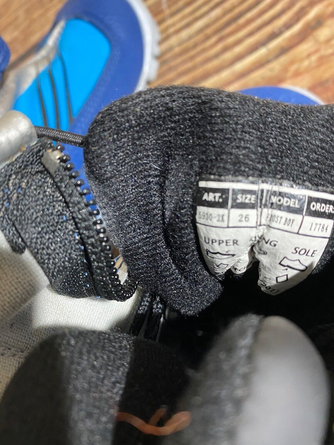 Alpina Frost Kids Nordic Cross Country Ski Boots Size EU26 US9 NNN A-815