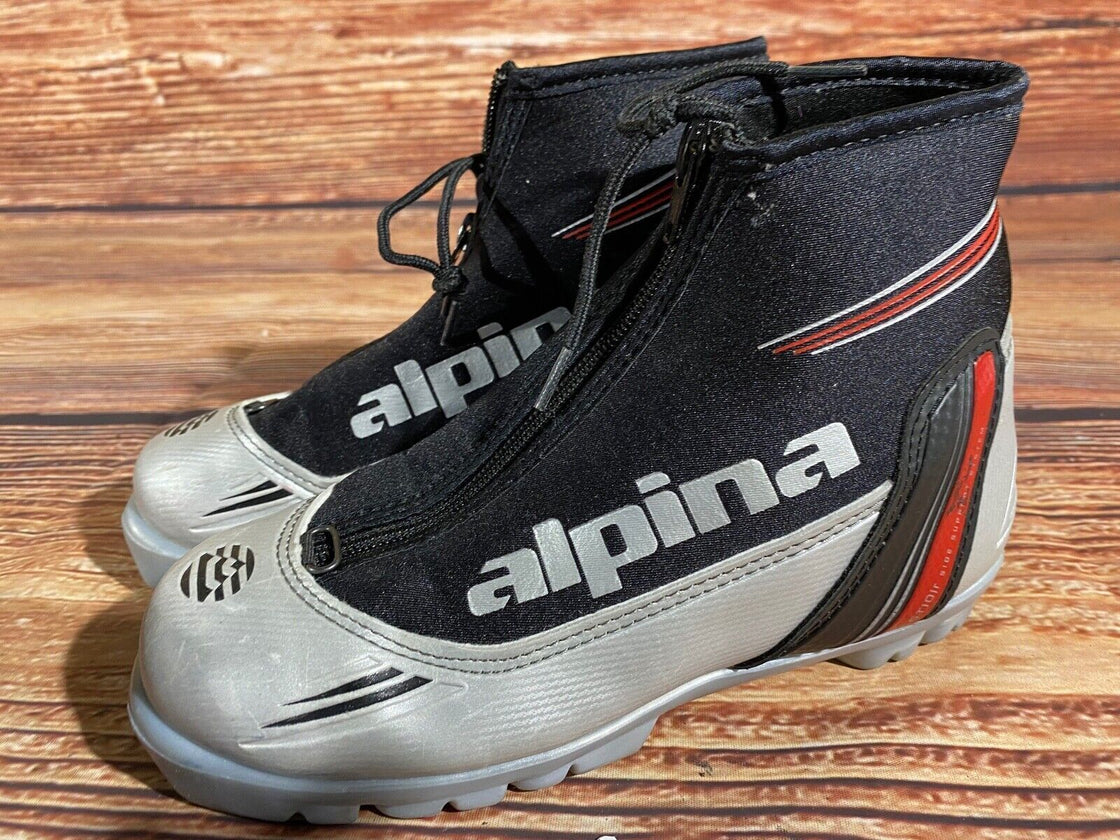 Alpina ST10jr Kids Nordic Cross Country Ski Boots Size EU36 US4.5 NNN A-1360