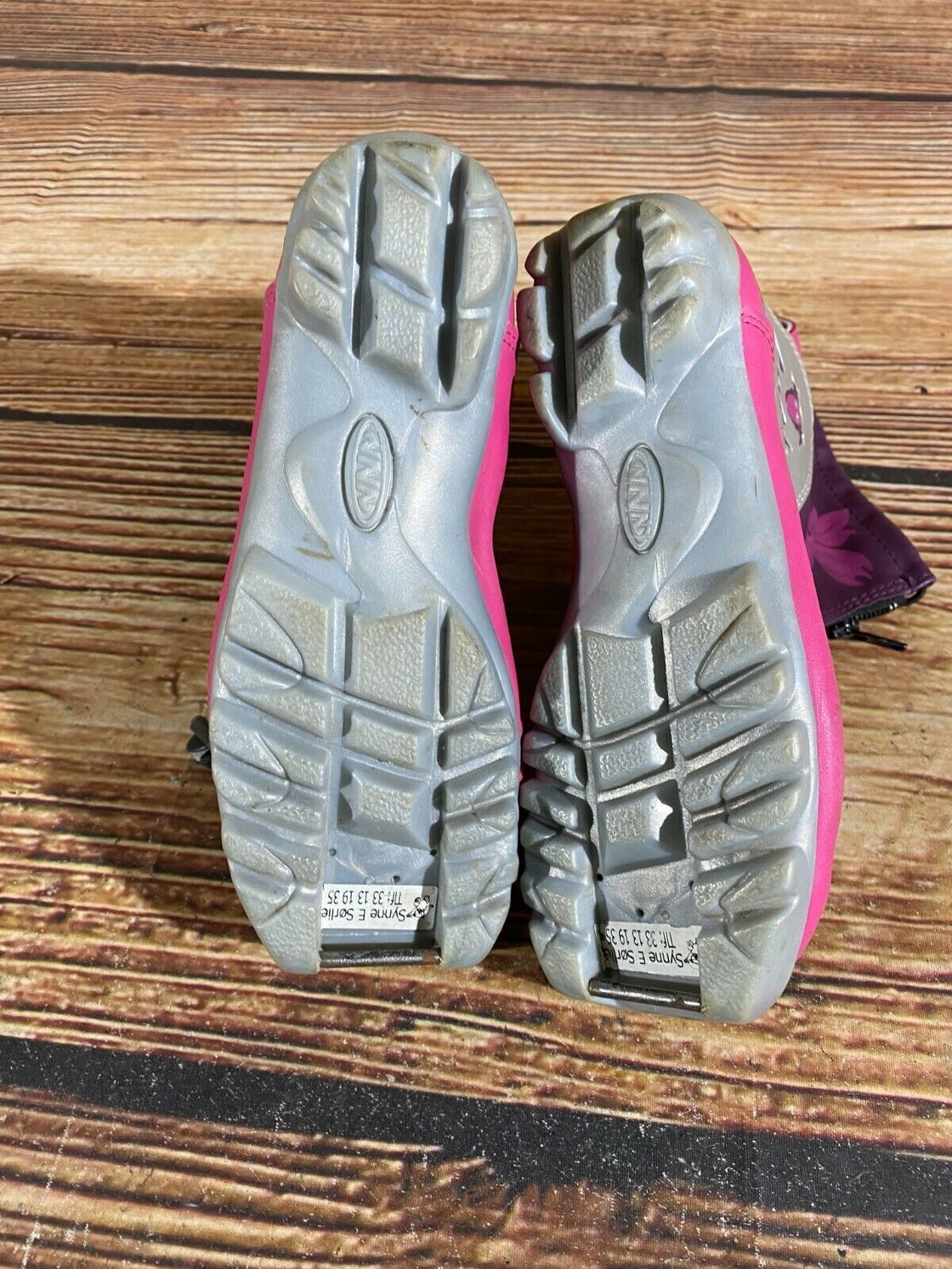 Alpina Frost Kids Nordic Cross Country Ski Boots Size EU32 US1.5 for NNN A-18