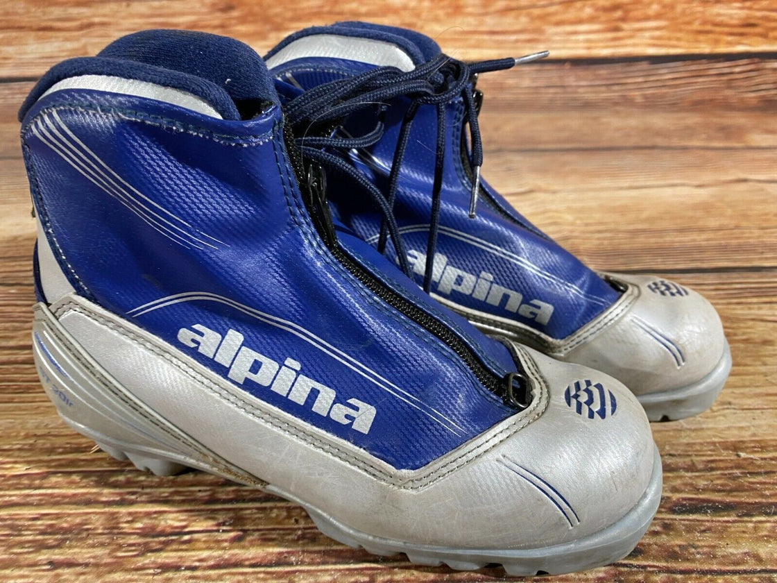 Alpina ST20jr Kids Nordic Cross Country Ski Boots Size EU35 US3.5 for NNN A-84