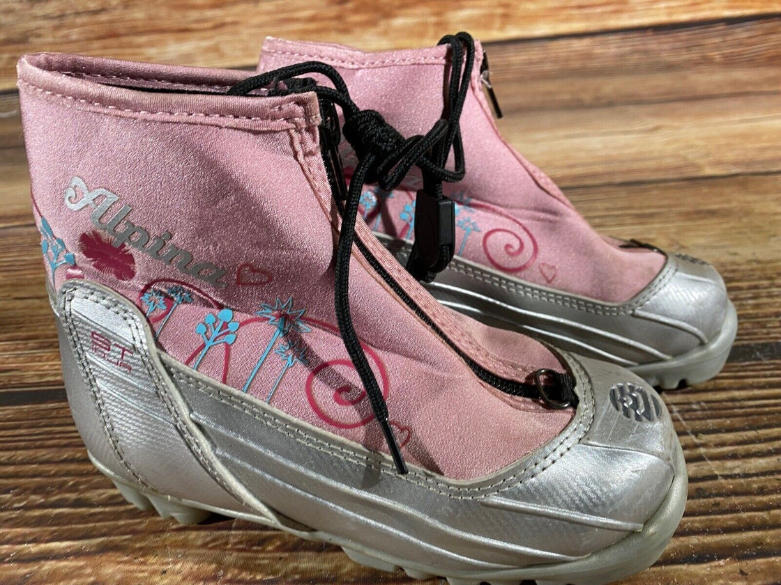 Alpina ST10jr Kids Nordic Cross Country Ski Boots Size EU30 US12 NNN A-833