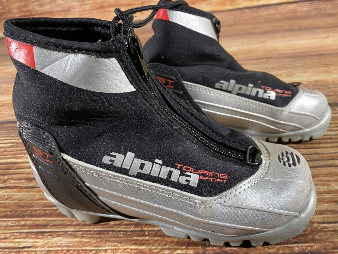 Alpina ST10 Kids Nordic Cross Country Ski Boots Size EU30 US12 NNN A-821