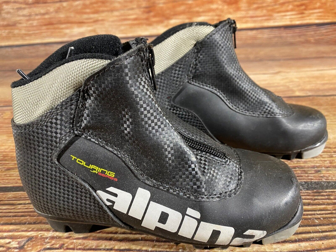 Alpina Touring Kids Nordic Cross Country Ski Boots Size EU33 US2 NNN A-943