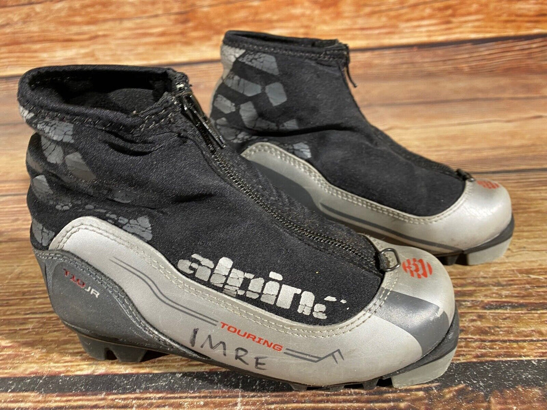 Alpina T10jr Kids Nordic Cross Country Ski Boots Size EU31 US12.5 NNN A-1001