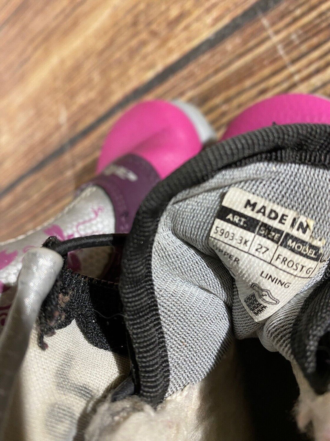 Alpina Frost Kids Nordic Cross Country Ski Boots Size EU27 US9.5 NNN A-990