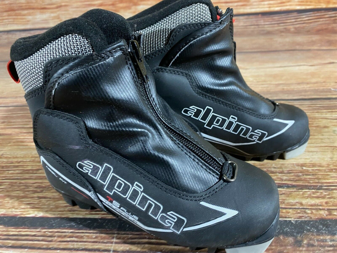 Alpina T5 Plus Kids Nordic Cross Country Ski Boots Size EU30 US12 for NNN A-277