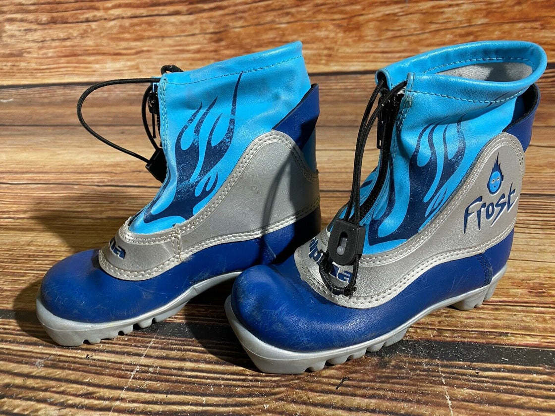 Alpina Frost Kids Nordic Cross Country Ski Boots Size EU29 US11 NNN A-810