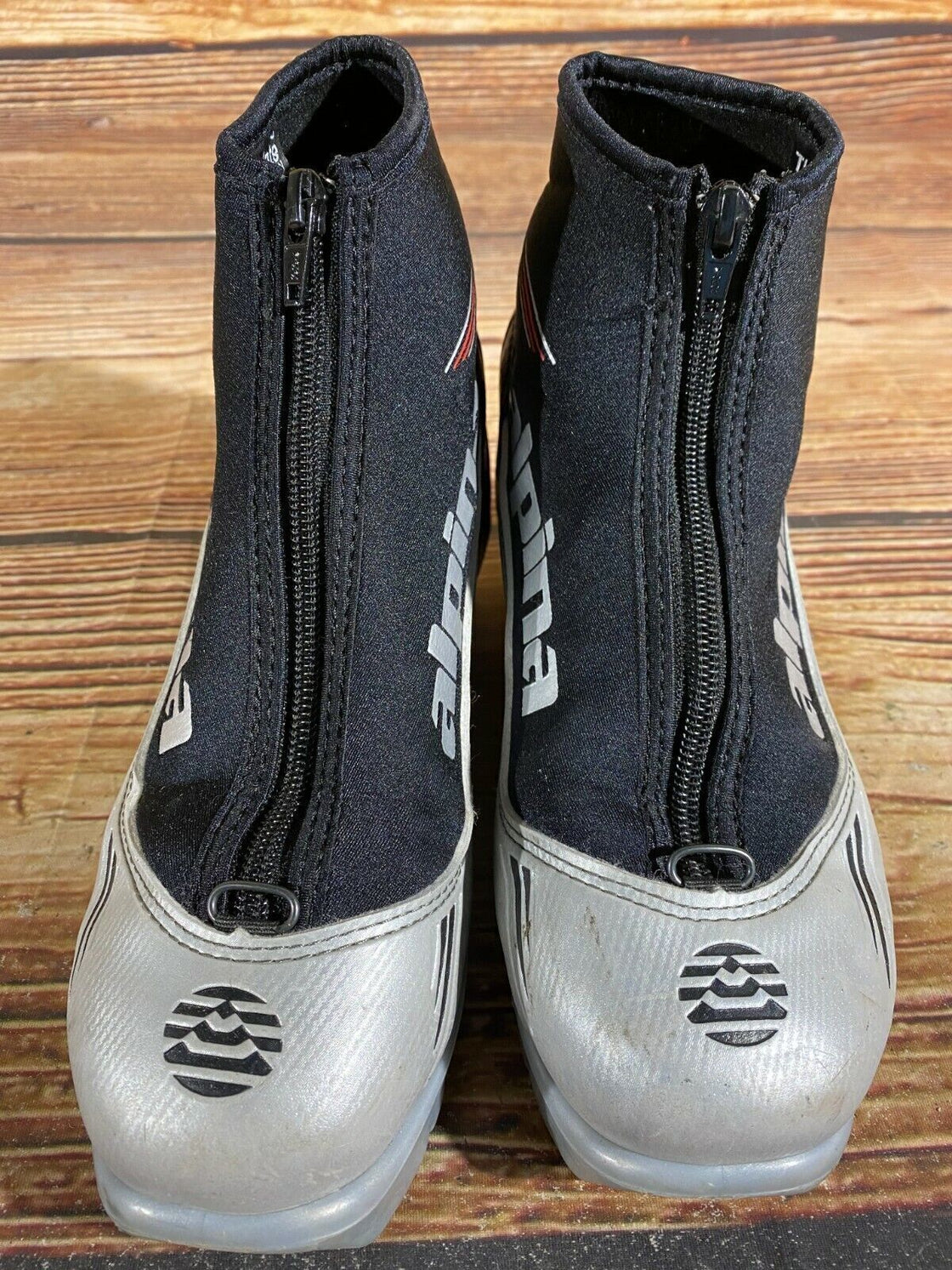 Alpina ST10j Kids Nordic Cross Country Ski Boots Size EU36 US4.5 for NNN A-373