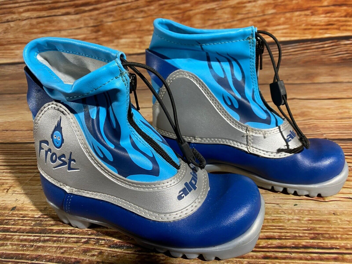 Alpina Frost Kids Nordic Cross Country Ski Boots Size EU30 US12 NNN A-785