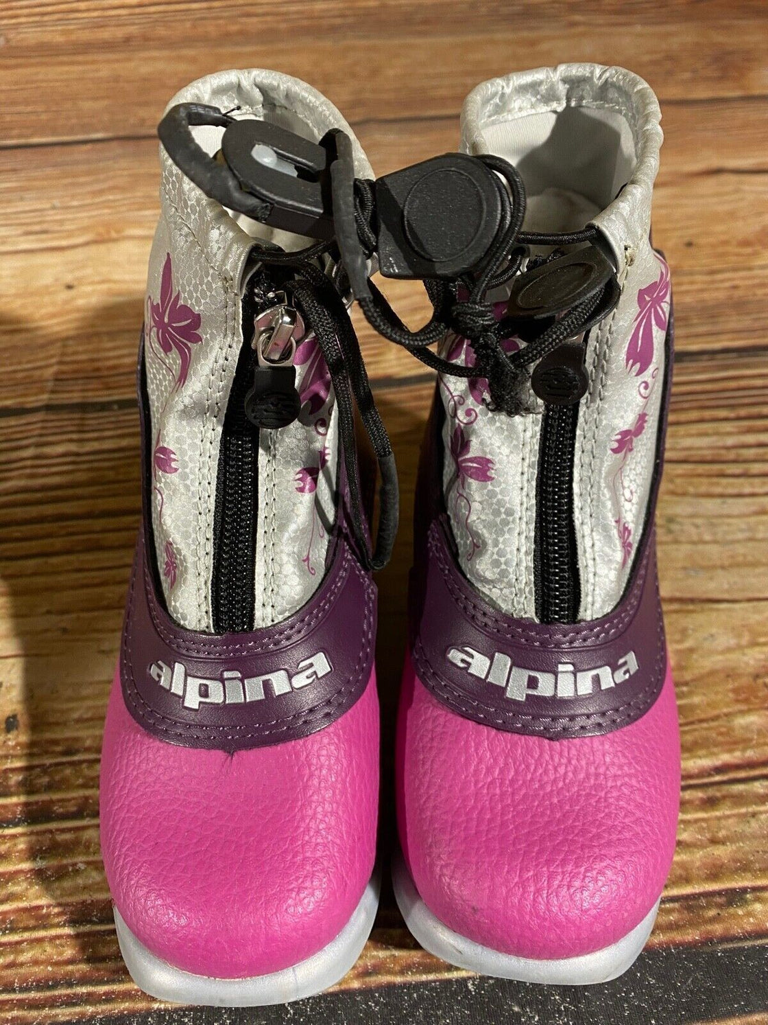 Alpina Kids Frost Nordic Cross Country Ski Boots Size EU27 US9 NNN A-709