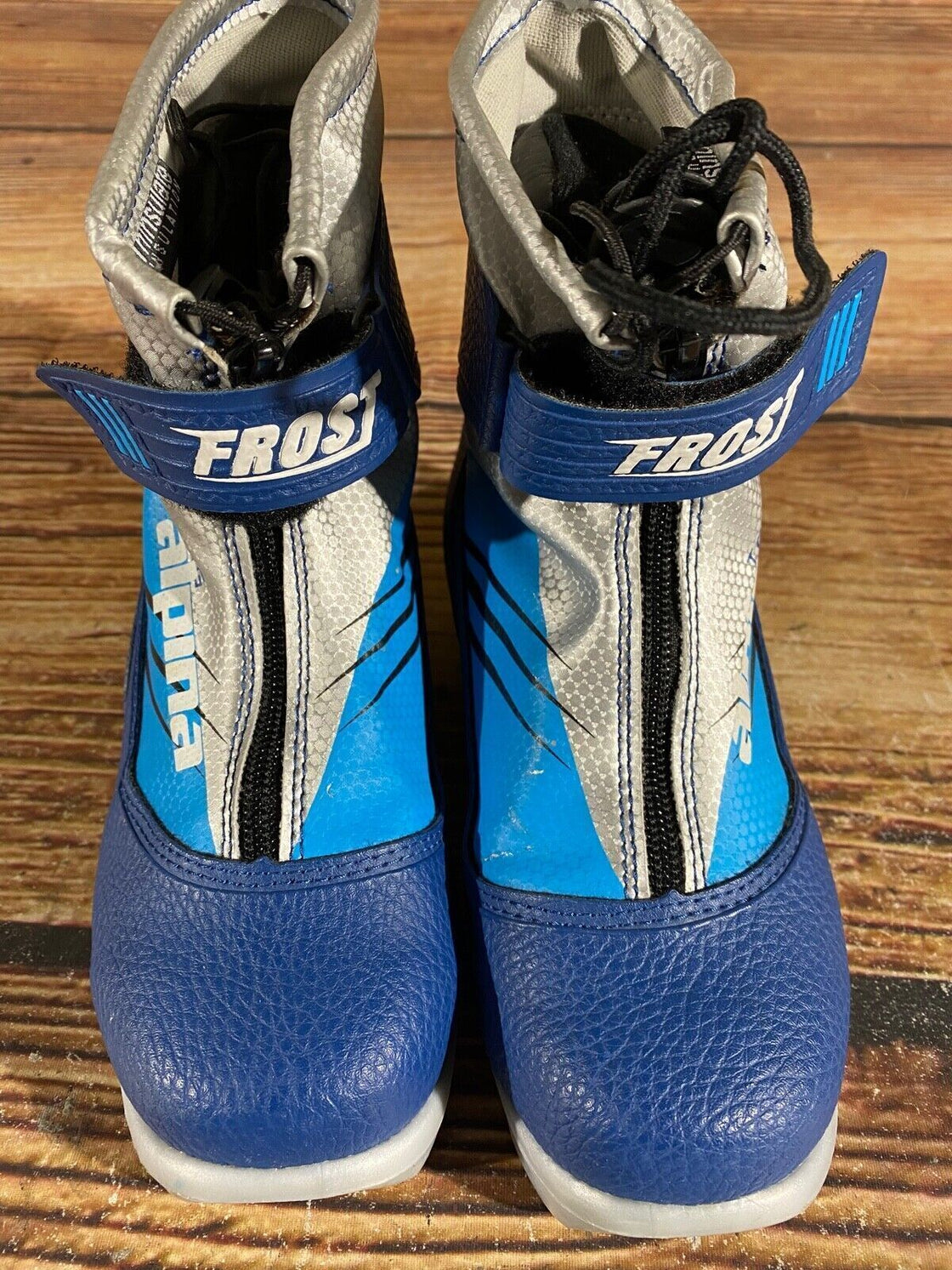 Alpina Frost Kids Nordic Cross Country Ski Boots Size EU34 US3 NNN A-964
