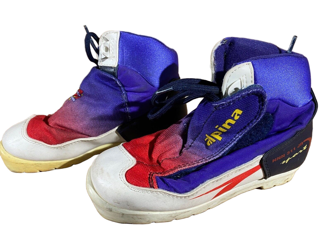 Alpina 311jr Kids Nordic Cross Country Ski Boots Size EU29 US11 NNN A-871