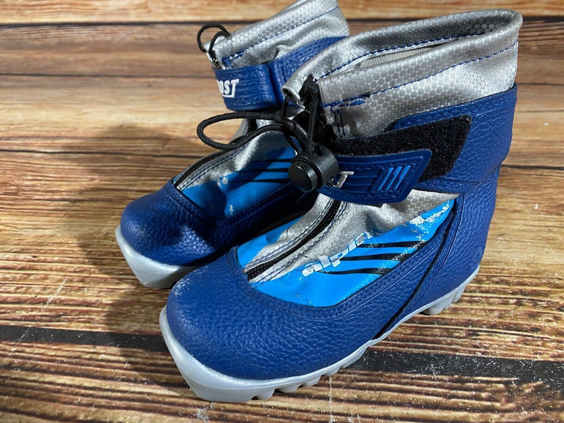 Alpina Kids Frost Nordic Cross Country Ski Boots Size EU28 US10.5 NNN A-713