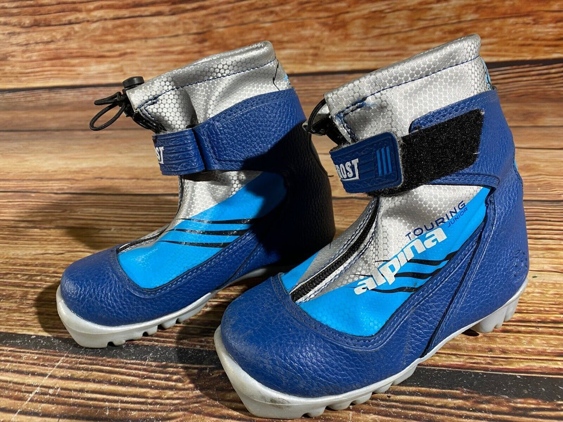 Alpina Frost Kids Nordic Cross Country Ski Boots Size EU29 US11 NNN A-812