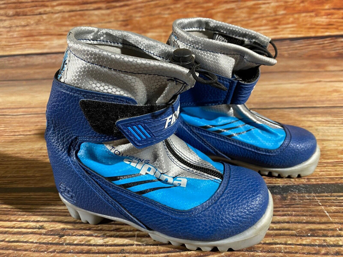 Alpina Frost Kids Nordic Cross Country Ski Boots Size EU29 US11 NNN A-812